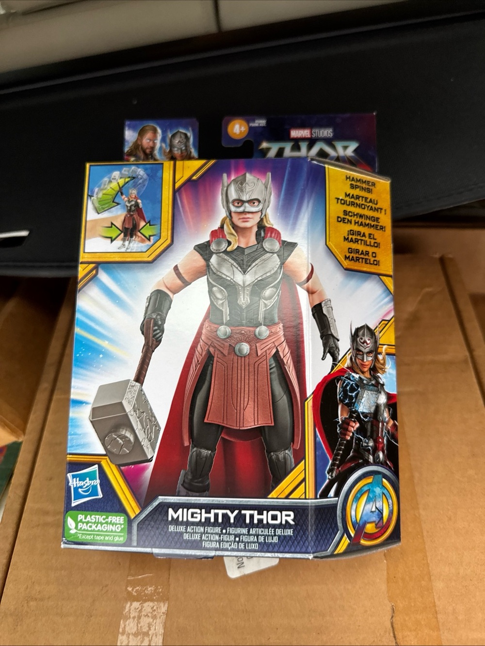 Hasbro Mighty Thor Action Figure - Red and Silver